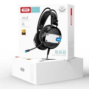 Наушники XO GE-02, большие, для игр, черный 77714309 фото