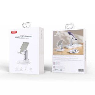 Настільна підставка XO C139 Desktop 360&deg; rotating metal round base stand, Білий 77714367 фото