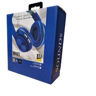 Наушники беспроводные Bluetooth W405, синий 77714015 фото