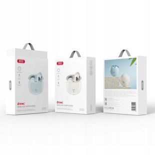 Наушники Bluetooth TWS XO G16, шумоподавление, синий 77714295 фото