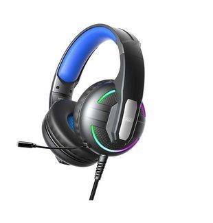 Наушники игровые XO GE-09, проводные, с микрофоном и LED RGB подсветкой, черный 77714313 фото