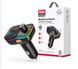 FM модулятор XO BCC09 Smart Bluetooth MP3 card slot +PD 25W Car charger, Чорний, потужний заряд 77714195 фото