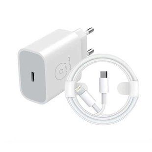 Сетевое зарядное устройство WUW T53 для iPhone, Белый, с встроенной защитой от короткого замыкания 77714822 фото