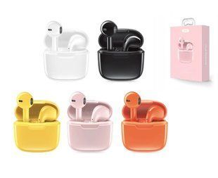 Наушники Bluetooth TWS XO X23, стереозвук, розовый 77714399 фото