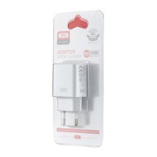 Сетевое зарядное устройство XO LCE07 Dual PD 35W с быстрой зарядкой, Белый 77714257 фото
