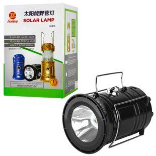 Ліхтар для кемпінгу складаний USB 1W+6LED (72 шт) з можливістю заряджання через USB 77713378 фото