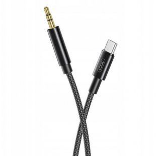Кабель AUX XO NB-R211 TYPE-C to 3.5mm, чорний 77713846 фото