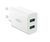 Зарядний пристрій XO L126 USB-C PD20W з швидкою зарядкою і кабелем Type-C, Білий 77714238 фото