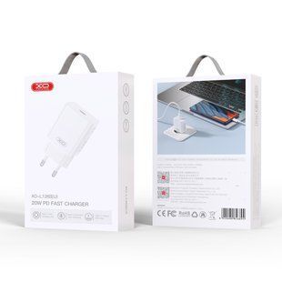 Сетевое зарядное устройство XO L127 USB-A QC18W с быстрой зарядкой, Белый 77714438 фото
