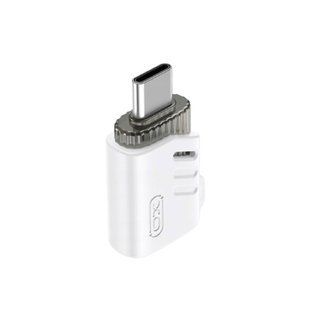 Адаптер XO NB256C USB-A female to Micro adapter, Білий, зручний 77714380 фото
