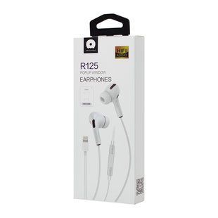 Наушники WUW R125 для iPhone, чистый звук, белый 77712605 фото
