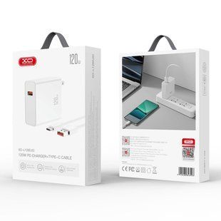 Сетевое зарядное устройство XO L135 QC18W 1USB-A с быстрой зарядкой и кабелем micro, Белый 77714244 фото