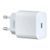 Сетевое зарядное устройство XO L135 QC18W 1USB-A с быстрой зарядкой и кабелем Type-C, Белый 77714245 фото