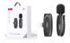 Мікрофон петличний XO MKF08B Lightning wireless Collarclip microphone, Чорний 77714393 фото