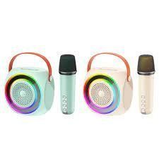 Портативна колонка караоке XO F42, Dazzling RGB, з мікрофоном, синій 77714267 фото