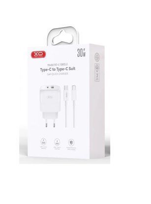 Сетевое зарядное устройство XO L64 20W FAST EU QC3.0+PD с быстрой зарядкой, Белый 77714453 фото