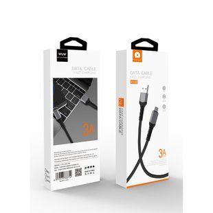 Зарядный кабель WUW X183 для Micro USB, черный 77714804 фото