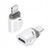Адаптер XO NB256F Micro to Lightning adapter, Білий, зручний 77714383 фото
